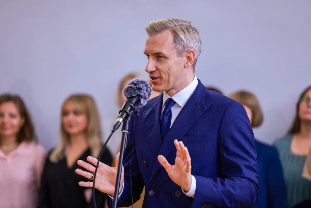 Василий Анохин встретил новый учебный год в гимназии имени Н. М. Пржевальского