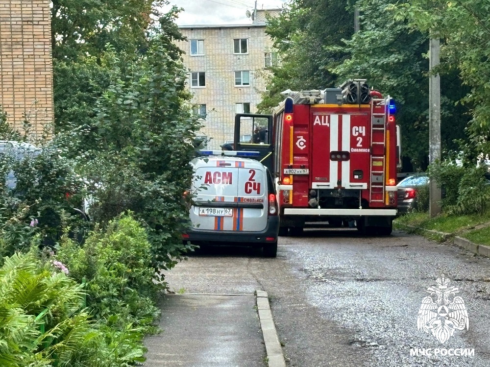 В Смоленске произошёл пожар в многоэтажке по улице Юрьева