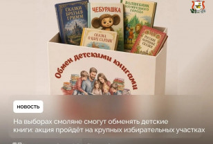 Смоляне смогут обмениваться детскими книгами на избирательных участках