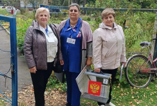 В Шумячском округе члены УИК помогают проголосовать жителям отдалённых населённых пунктов