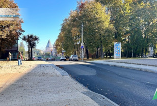 В Смоленске в скором времени завершится ремонт улицы Маршала Жукова.