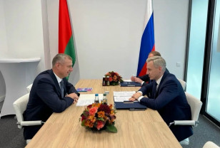 Василий Анохин провёл рабочую встречу с главой администрации президента Беларуси Дмитрием Крутым