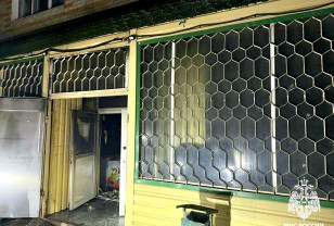 В Гагарине Смоленской области горел магазин