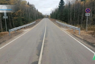 В Холм-Жирковском округе близится к завершению ремонт автодороги