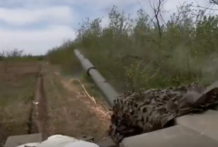 Российский танк уничтожил опорный пункт и бронетехнику ВСУ на Авдеевском направлении