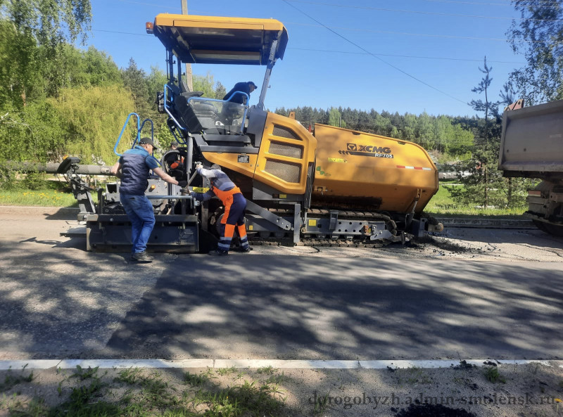 В Дорогобуже возобновили ремонт улично-дорожной сети 
