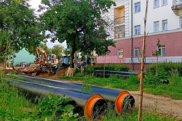 В Смоленске стартовала реконструкция теплосети на улице Докучаева
