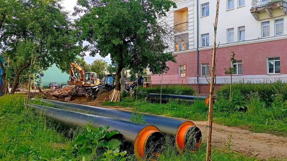 В Смоленске стартовала реконструкция теплосети на улице Докучаева